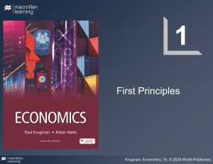 Economics First Principles Textbook Chapter