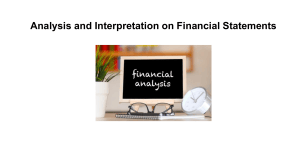 Financial Statement Analysis: Ratios & Interpretation
