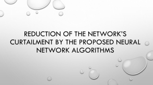 Neural Network Algorithms for Reducing Network Curtailment