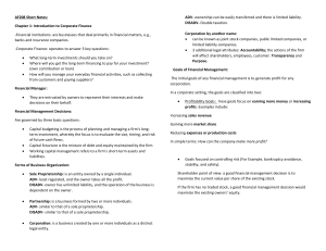 AF208 Short Notes Week 1