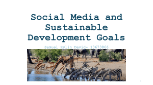 Social Media and Sustainable Development Goals: SDG 15 Focus