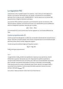 La r&eacute;gulation PID : Explication des actions P, I, D pour les syst&egrave;mes asservis