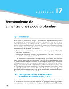 Asentamiento de cimentaciones poco profundas