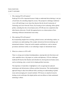 Why STS in IR Matters: An Analysis