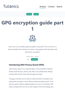 GPG Encryption Guide Part 1: Learn Symmetric & Asymmetric Encryption