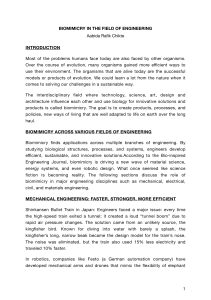Biomimicry in Engineering: Innovations Across Fields