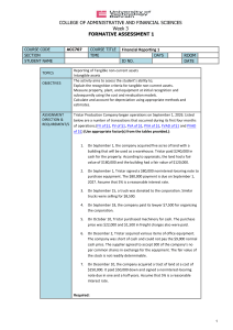 ACC707 Financial Reporting 1 Formative Assessment 1