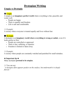 Dystopian Writing: Utopia vs Dystopia Guide