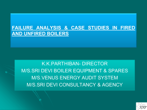 Failure Analysis & Case Studies in Fired and Unfired Boilers