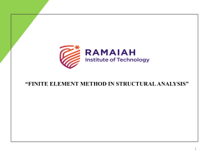 Finite Element Method in Structural Analysis