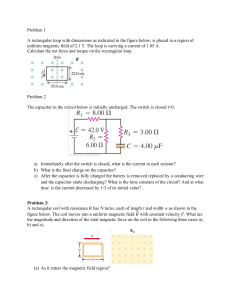 Physics Problems: Magnetic Fields, Circuits, and Forces