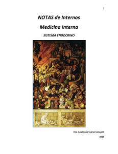 Notas de Clase del Sistema Endocrino - Medicina Interna