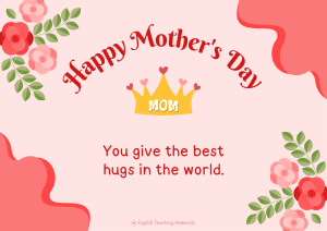 Happy Mother's Day English Worksheet
