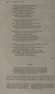 Edgar Allan Poe: Annabel Lee & Ligeia - Literary Works