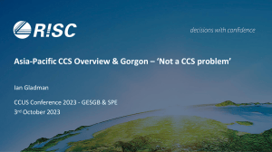 Asia-Pacific CCS Overview & Gorgon Case Study