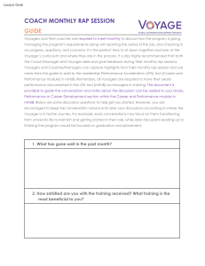 Coach Monthly Rap Session Guide - Voyage Leadership Program
