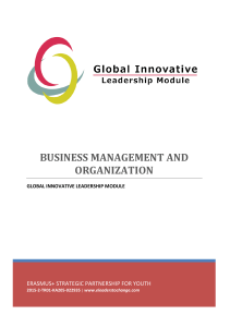 Global Innovative Leadership Module: Business Management