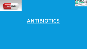 Antibiotics Classification by Mechanism of Action