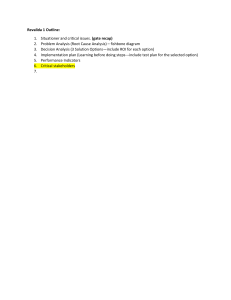 Revalida 1 Outline: Project Analysis & Implementation Plan