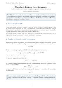Modelo de Ramsey-Cass-Koopmans: Resumo Explicado