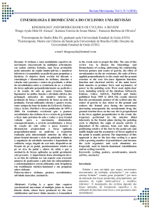 Biomec&acirc;nica e Cinesiologia do Ciclismo: Uma Revis&atilde;o