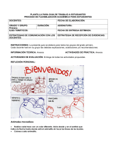 Plantilla Gu&iacute;a de Trabajo Estudiantes Primero