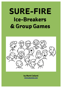 Sure-Fire Ice-Breakers & Group Games