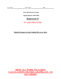 ECE 201 Electric Circuits Homework #1