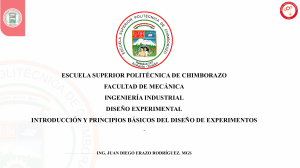 Dise&ntilde;o Experimental: Introducci&oacute;n y Principios B&aacute;sicos