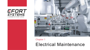 Electrical Maintenance Manual for EFORT Robotics