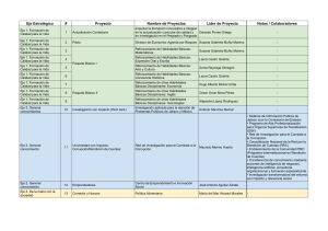 Plan Estrat&eacute;gico CUCEA: Proyectos y Ejes de Desarrollo