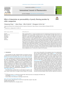 Effect of Deaeration on Roller Compaction Processability of Powders