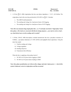 ECE-380 Homework 3: Transmission Line Calculations