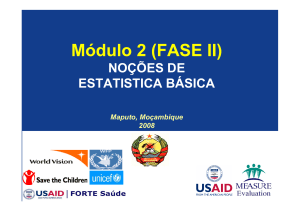M&oacute;dulo 2: No&ccedil;&otilde;es de Estat&iacute;stica B&aacute;sica