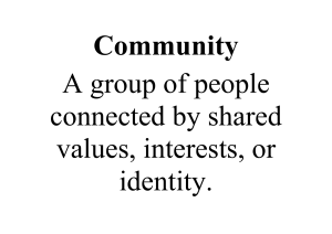 Glossary of Social and Ethical Terms