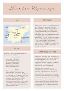 Lourdes Pilgrimage Guide: Purpose, Plan, Catholic Values