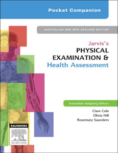 Jarvis&rsquo;s Physical Examination & Health Assessment Pocket Companion ANZ Edition