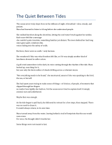 The Quiet Between Tides: A Short Story of Reflection and the Ocean