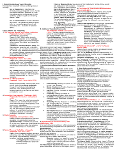 Feminist Theories of Sexuality: Objectification & Derivatization