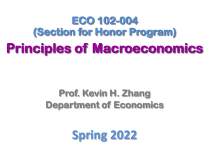 Principles of Macroeconomics: Ten Key Economic Principles
