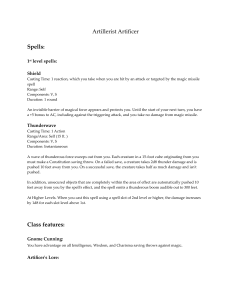 Artillerist Artificer Class Guide for D&D 5e