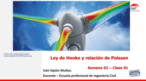 Ley de Hooke y relaci&oacute;n de Poisson - Semana 02 - Clase 01