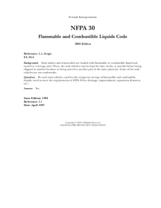 NFPA 30 Formal Interpretations 2008 Edition