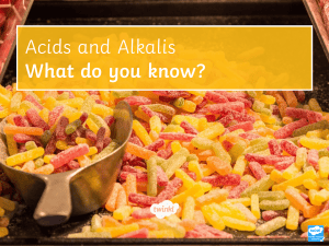 Acids and Alkalis Quiz