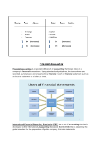 Financial Accounting Textbook: Principles & IFRS