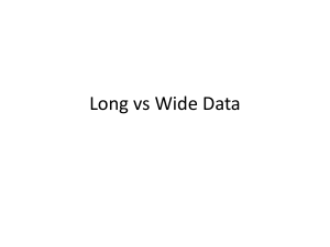 Long vs Wide Data Formats Explained