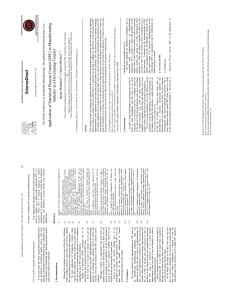 Application of SPC in Manufacturing Industry in Developing Countries