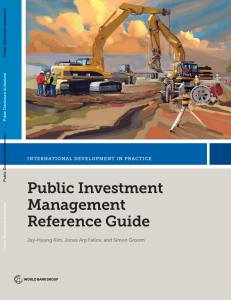 Public Investment Management Reference Guide - World Bank