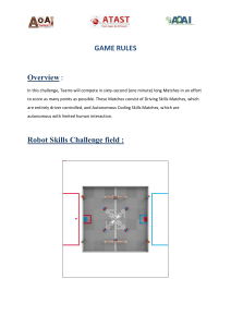 Robotics Competition Game Rules