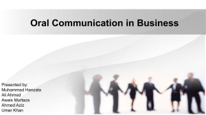 Oral Communication in Business: Importance, Types, Skills